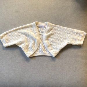 Children’s Place White Shrug Sweater 5/6